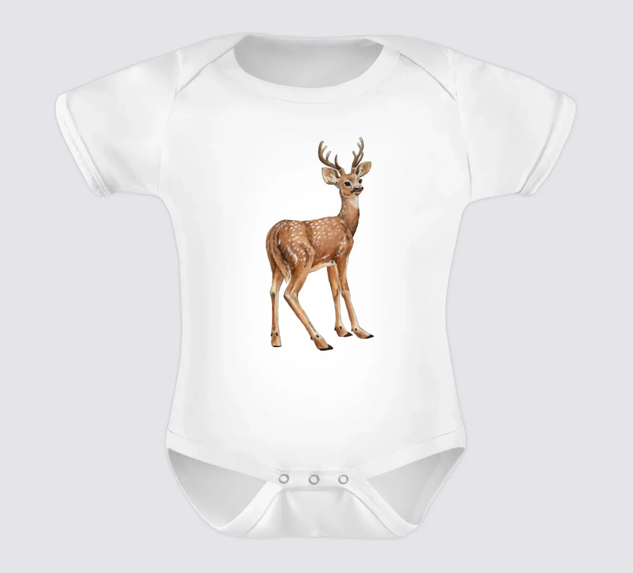 Cervo body neonato maniche corte da Painted Nature