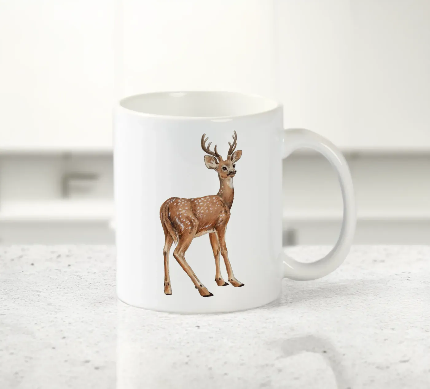 Deer ceramic mug by Painted Nature
