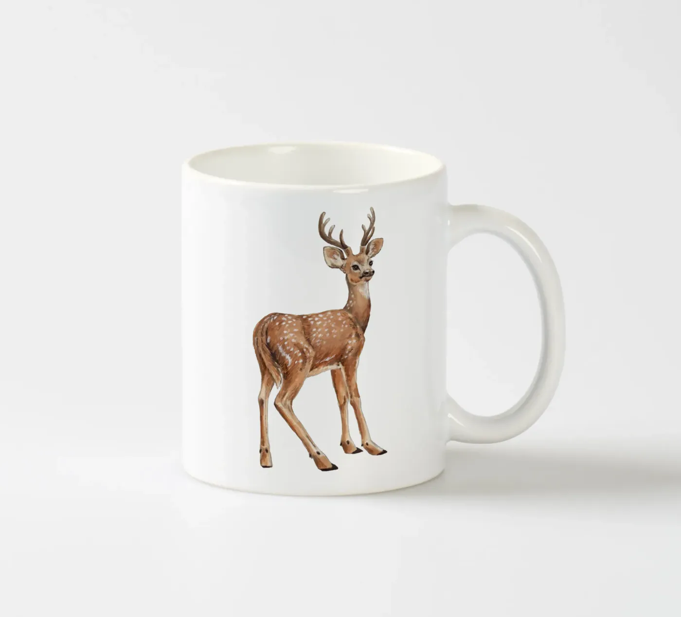 Deer ceramic mug by Painted Nature
