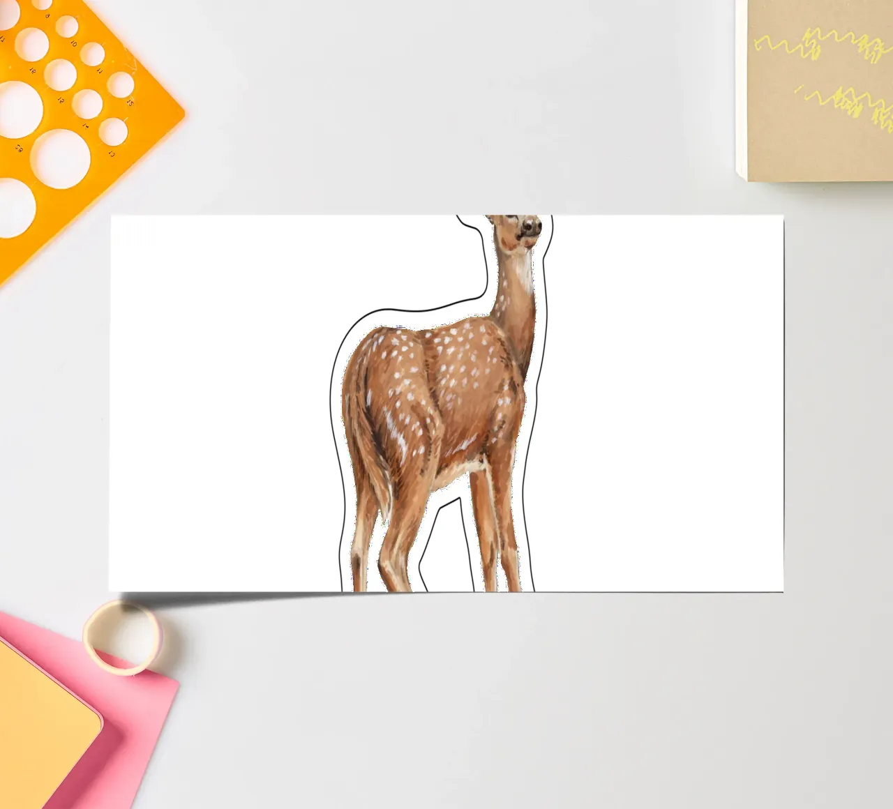 Deer sticker sheet by Painted Nature