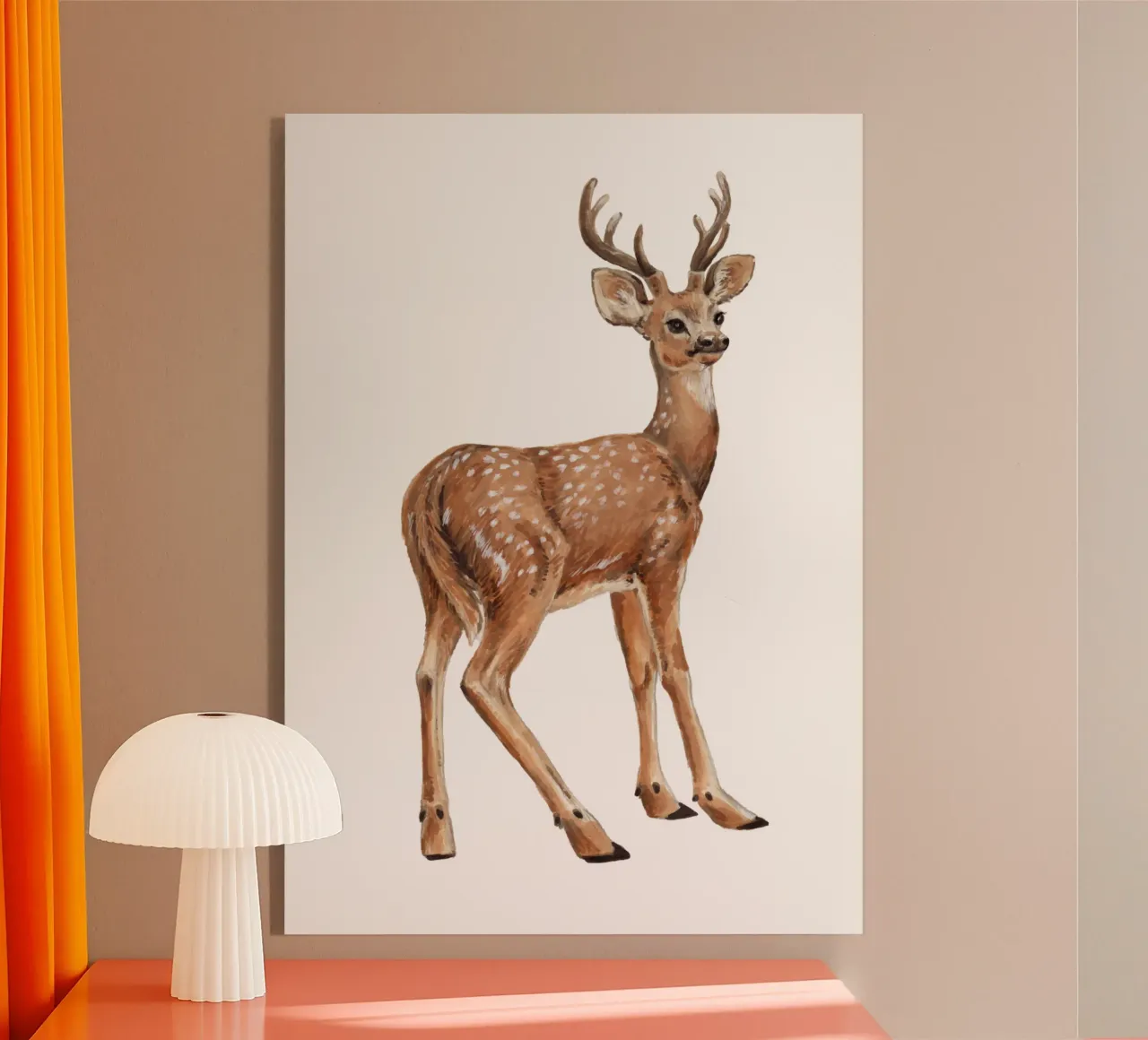 Deer acrylic glass by Painted Nature