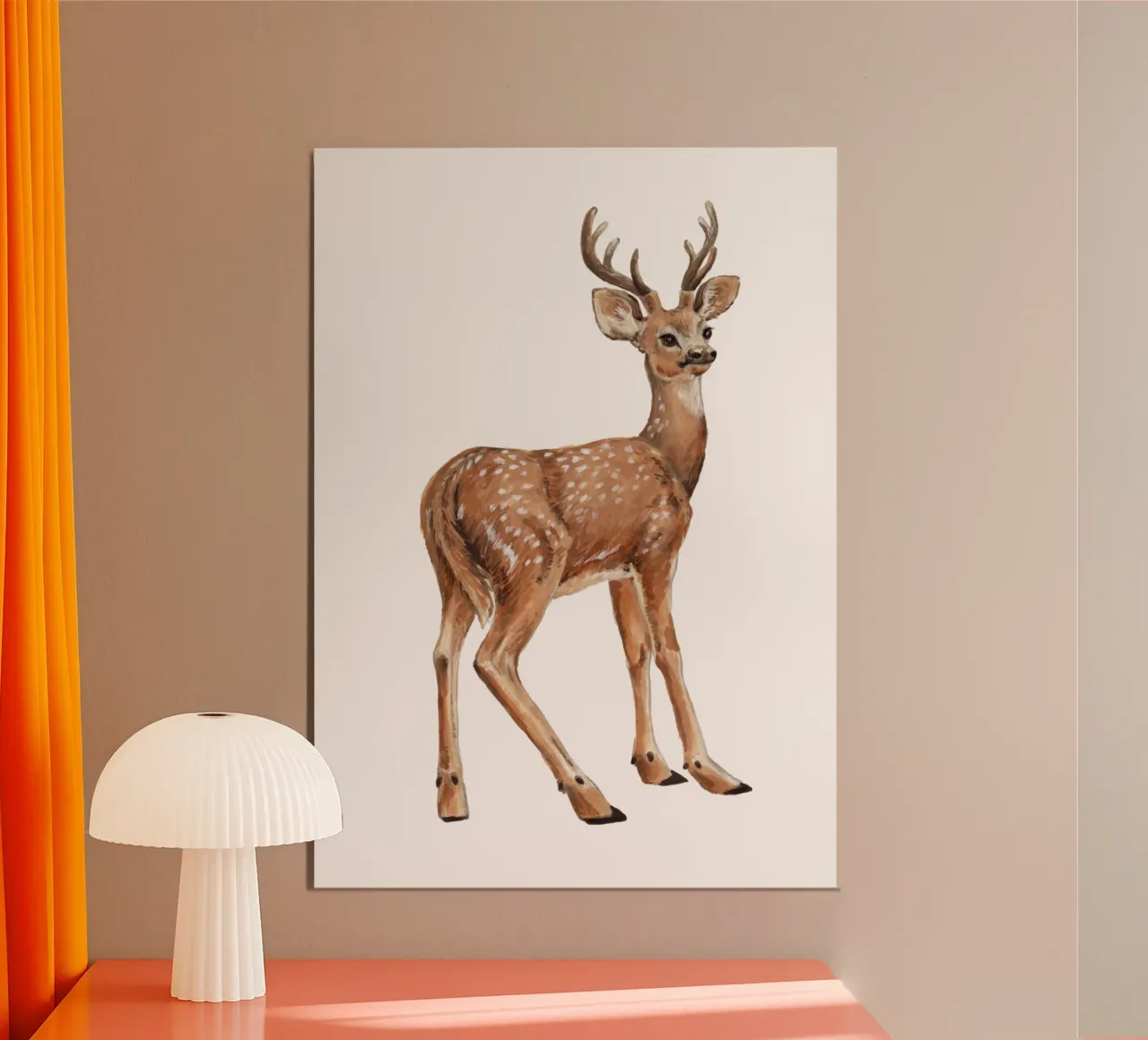 Hirsche Poster von Painted Nature