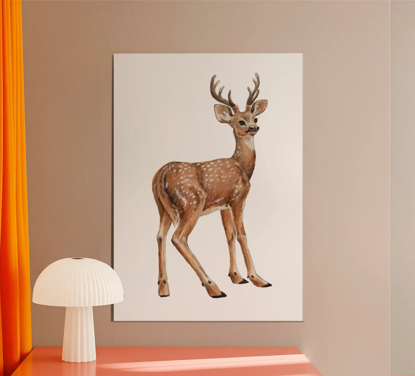 Deer poster van Painted Nature
