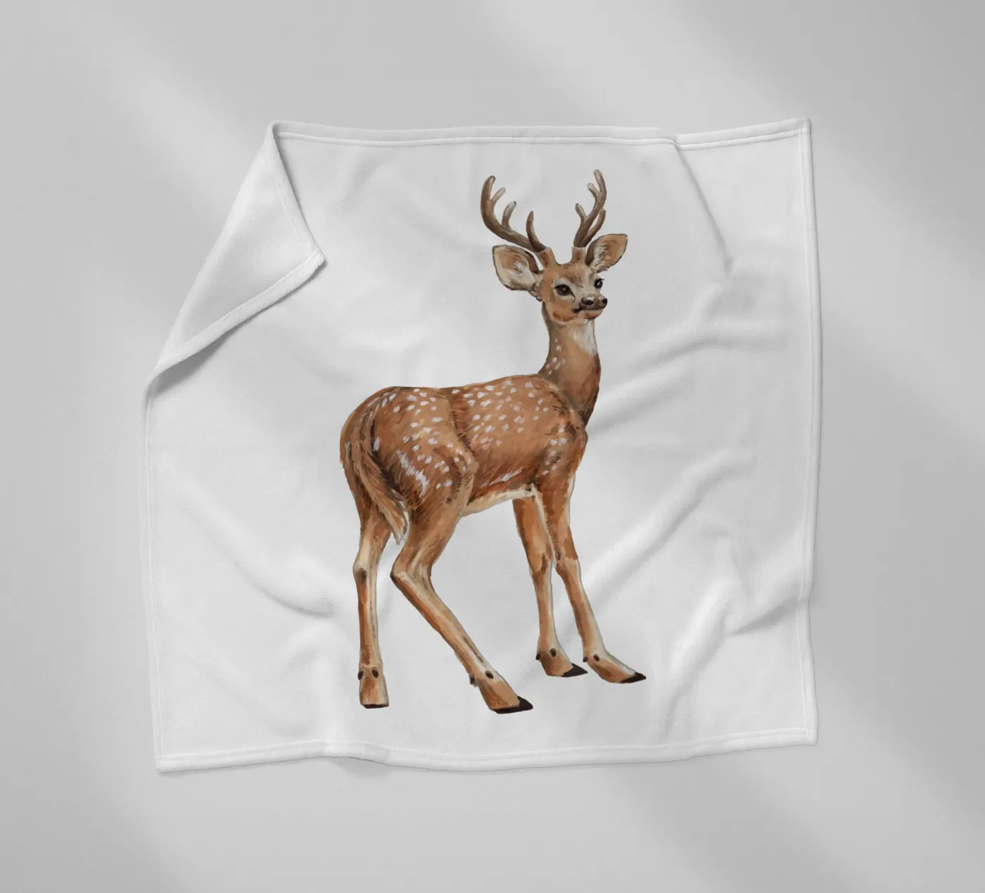 Hirsche Fleecedecke von Painted Nature