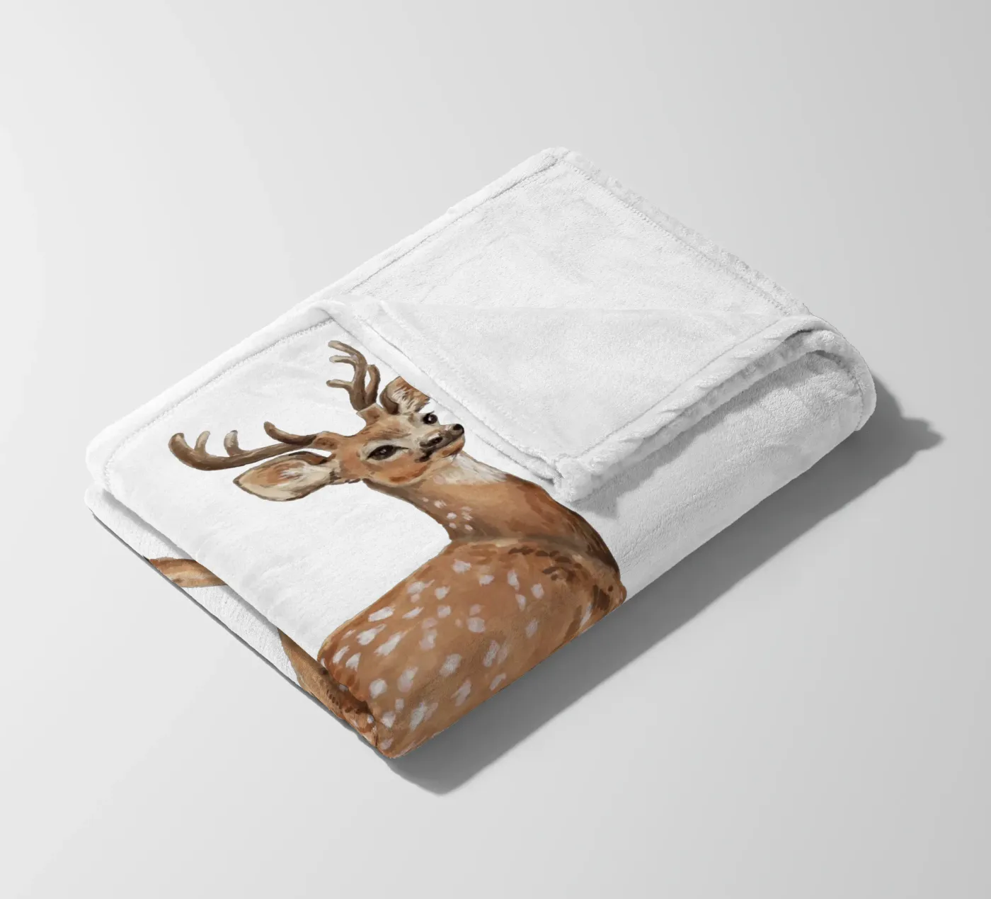 Hirsche Fleecedecke von Painted Nature