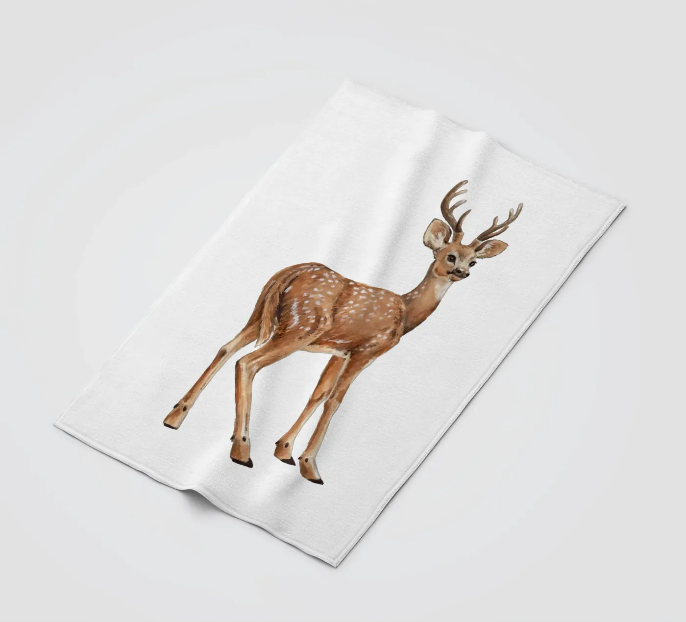 Hirsche Fleecedecke von Painted Nature