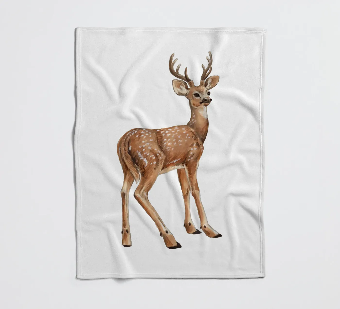 Hirsche Fleecedecke von Painted Nature