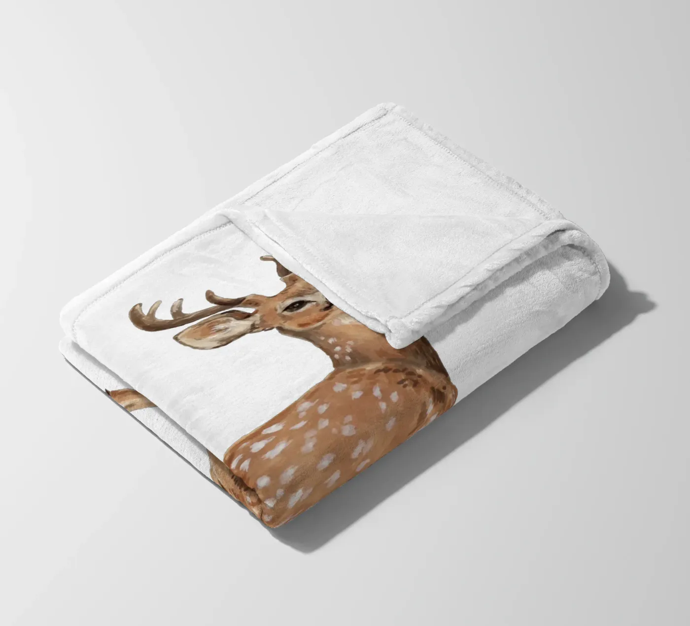 Hirsche Fleecedecke von Painted Nature