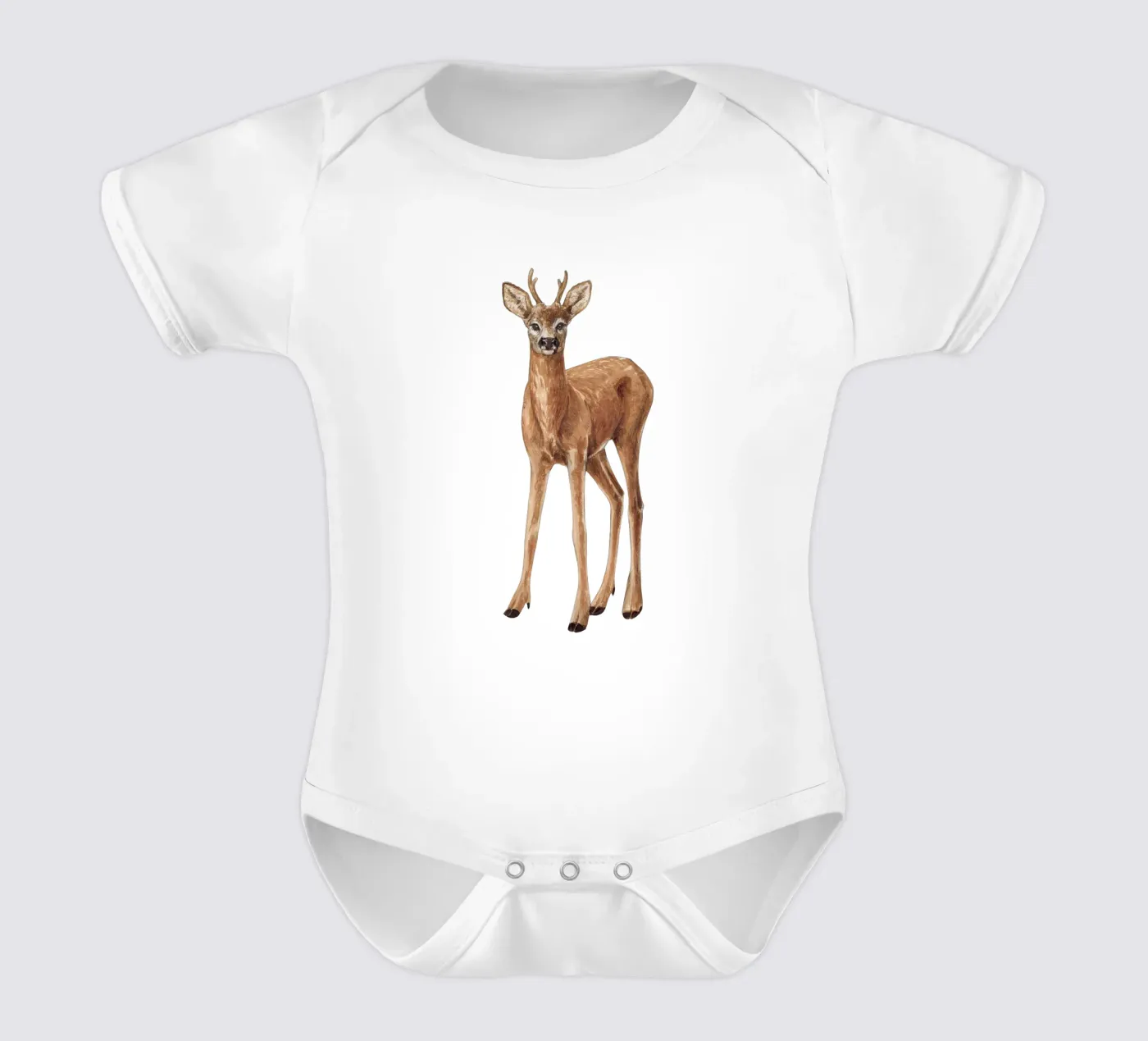 Deer body neonato maniche corte da Painted Nature