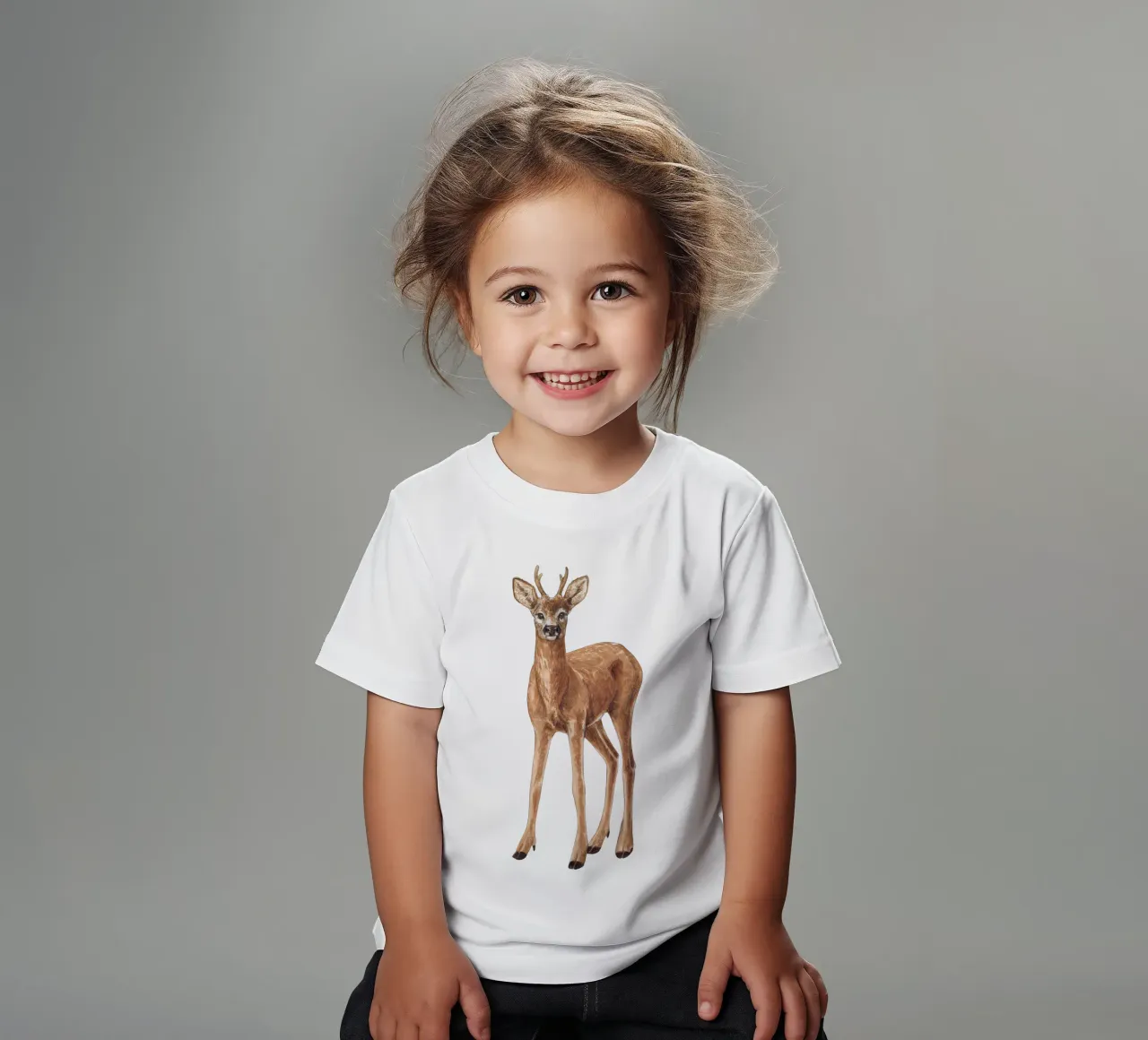 Cervo t-shirt bambini da Painted Nature