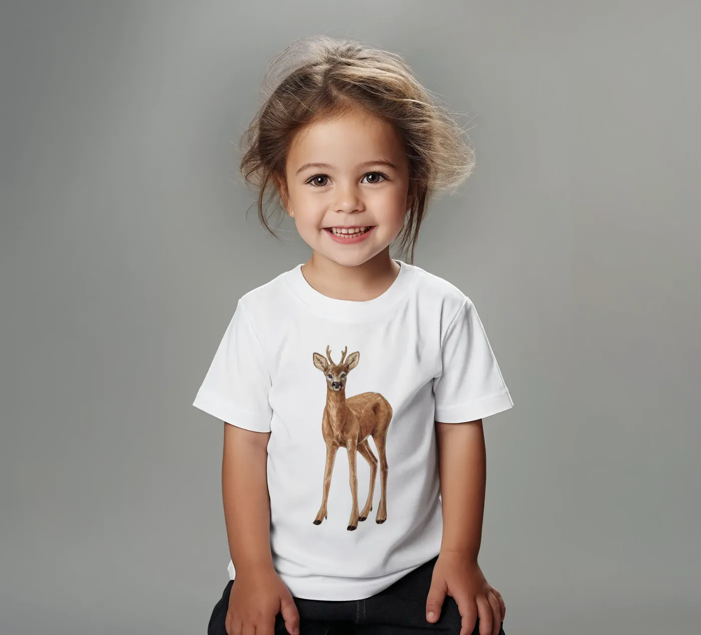 Herten kinder t-shirt van Painted Nature