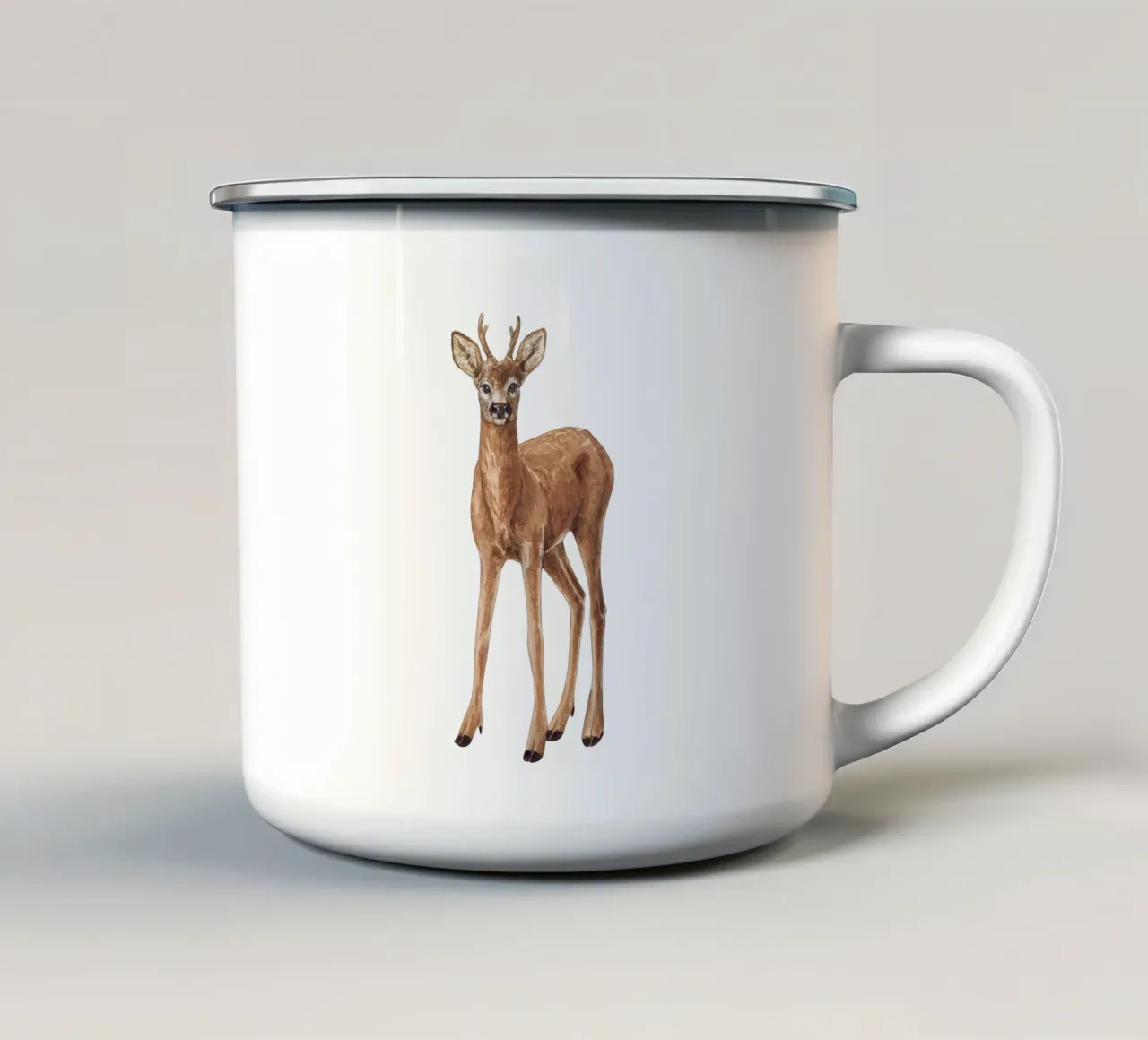 Cervo tazza in smalto da Painted Nature