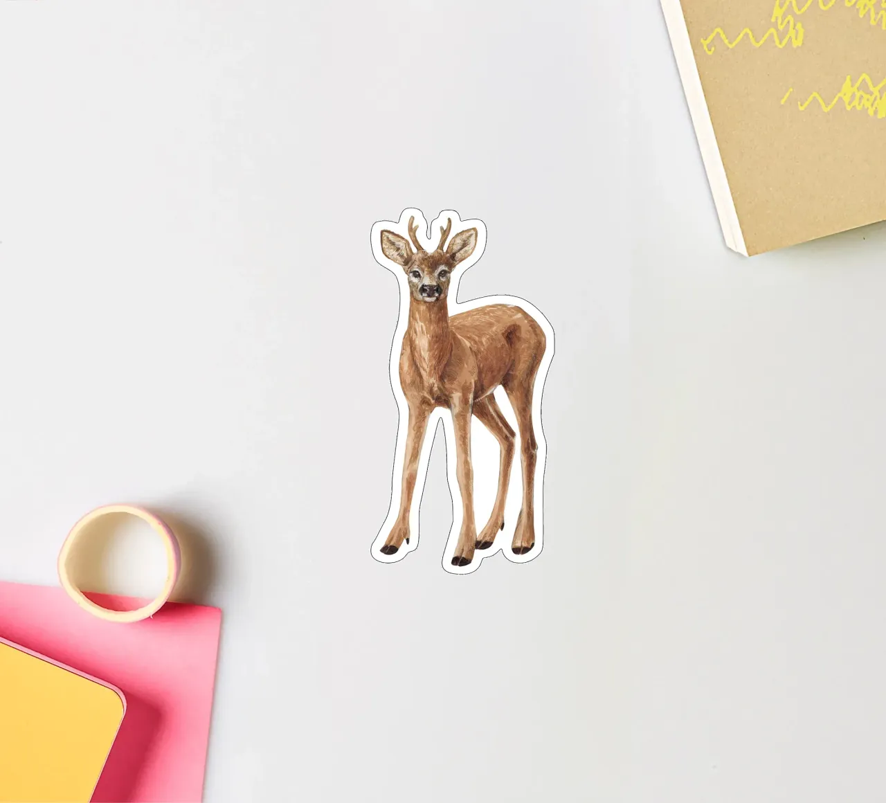 Deer sticker by Painted Nature