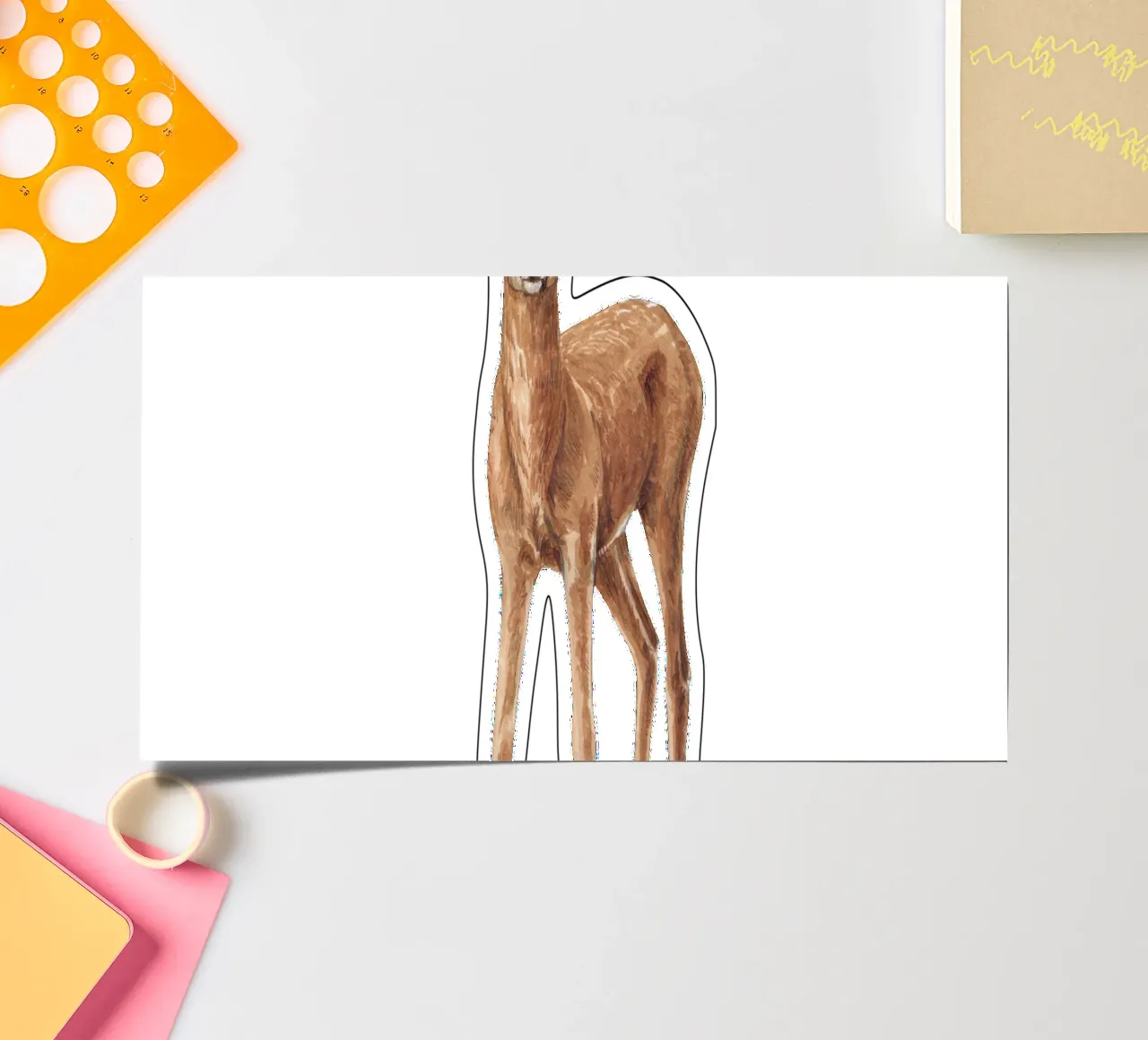 Deer sticker sheet by Painted Nature