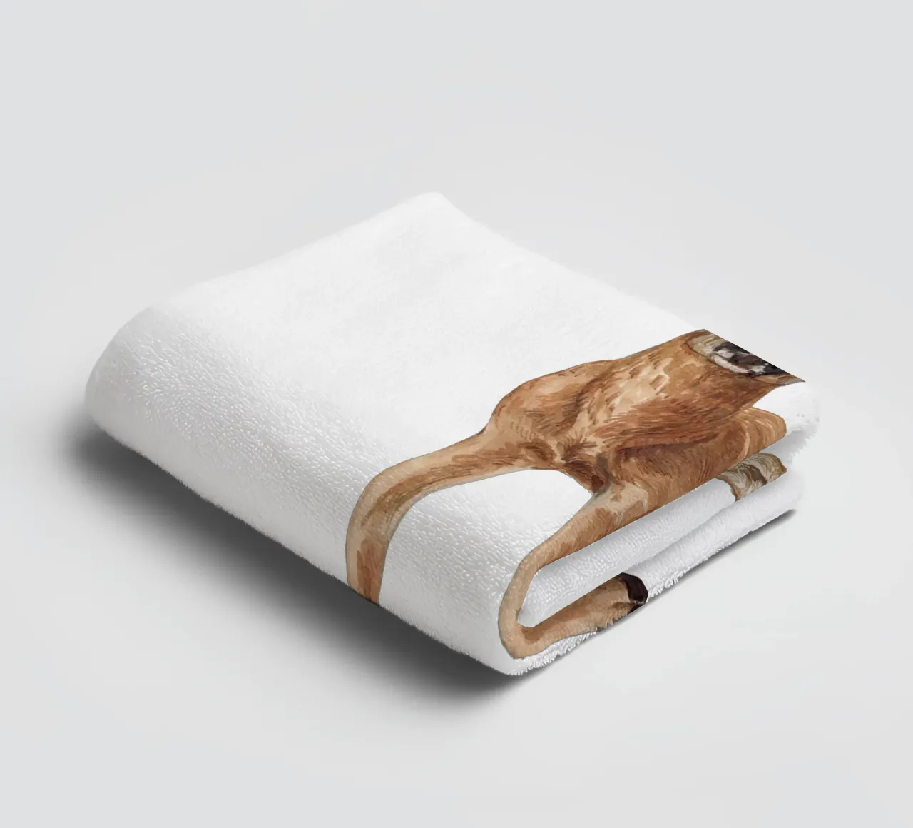 Deer towel by Painted Nature