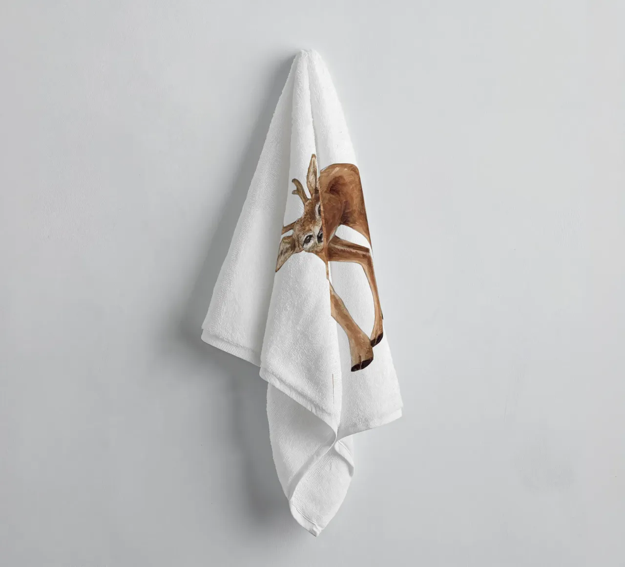 Deer towel by Painted Nature