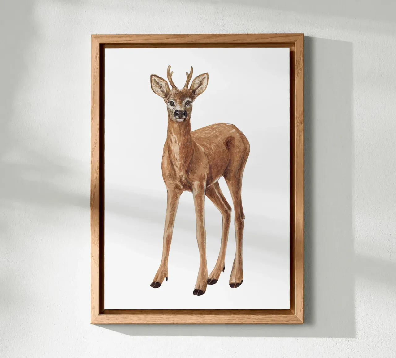 Cervo alluminio dibond da Painted Nature