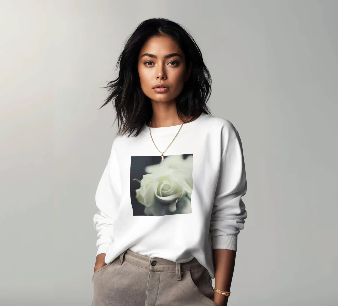 Ivory felpa da Ingrid Beddoes