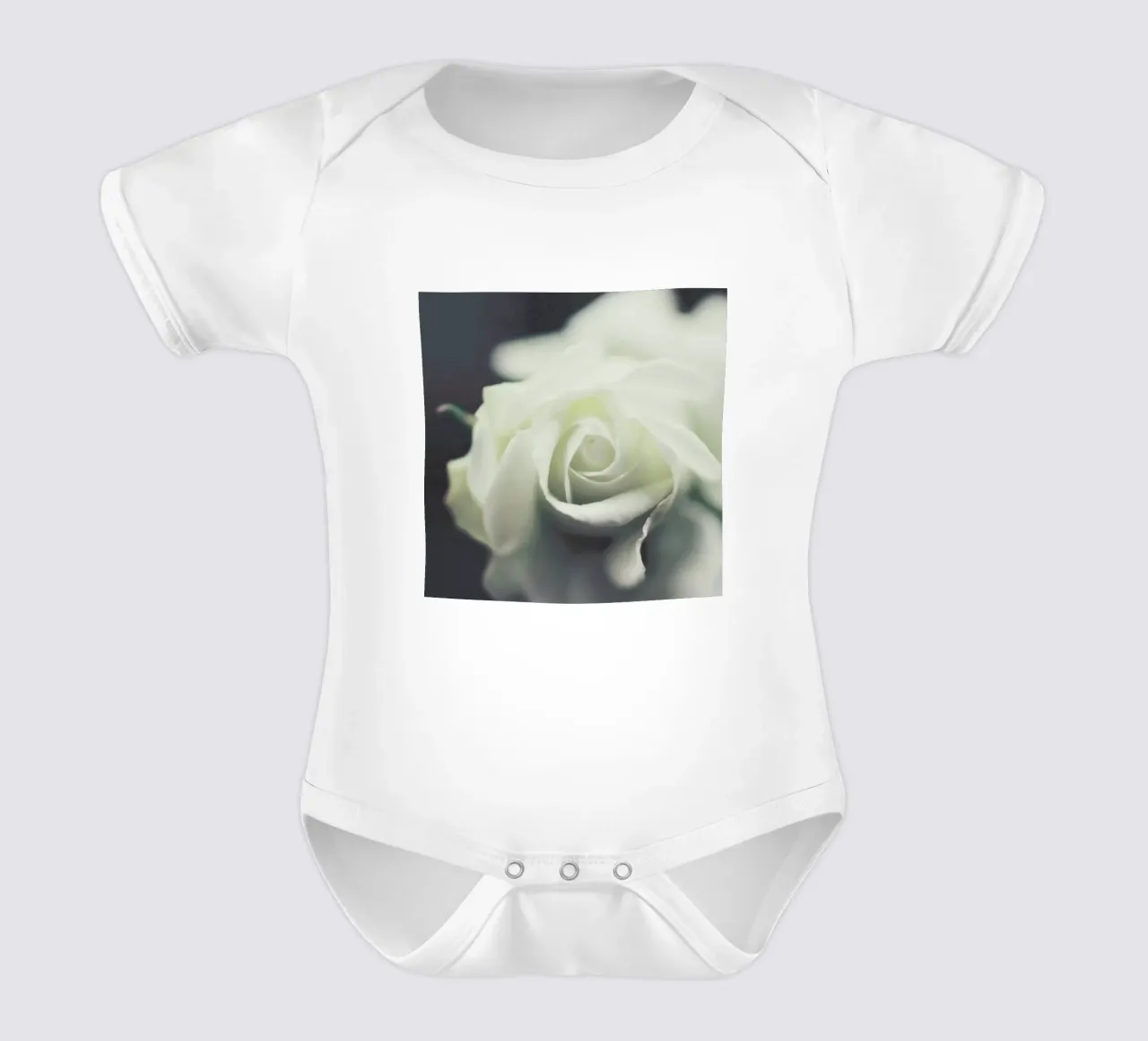 Ivory body neonato maniche corte da Ingrid Beddoes