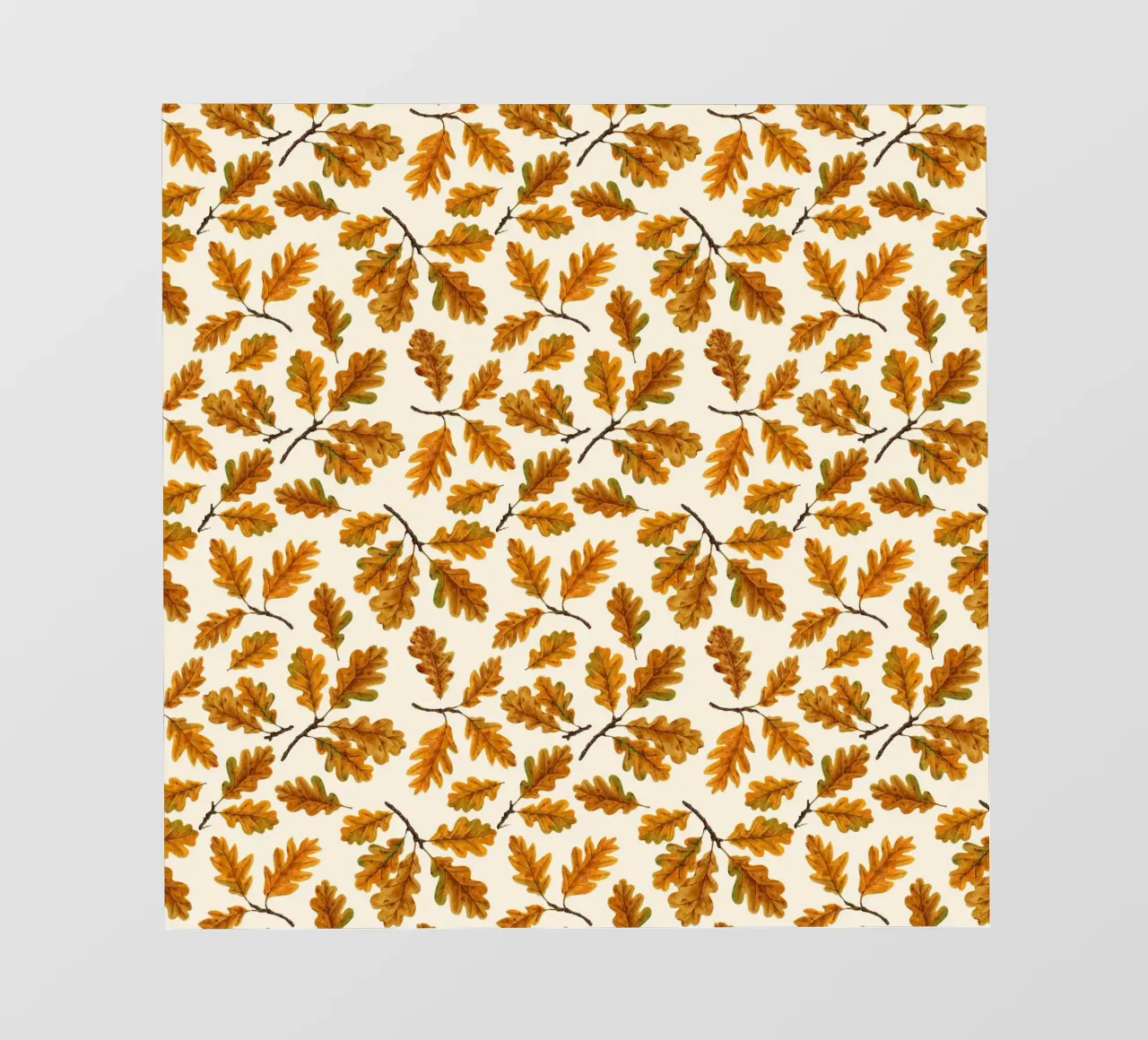 Autumnal oak leaves photo wallpaper by Painted Nature