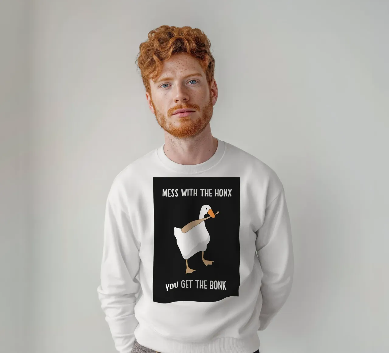 Mess With The Honx Sweatshirt von Nando Art