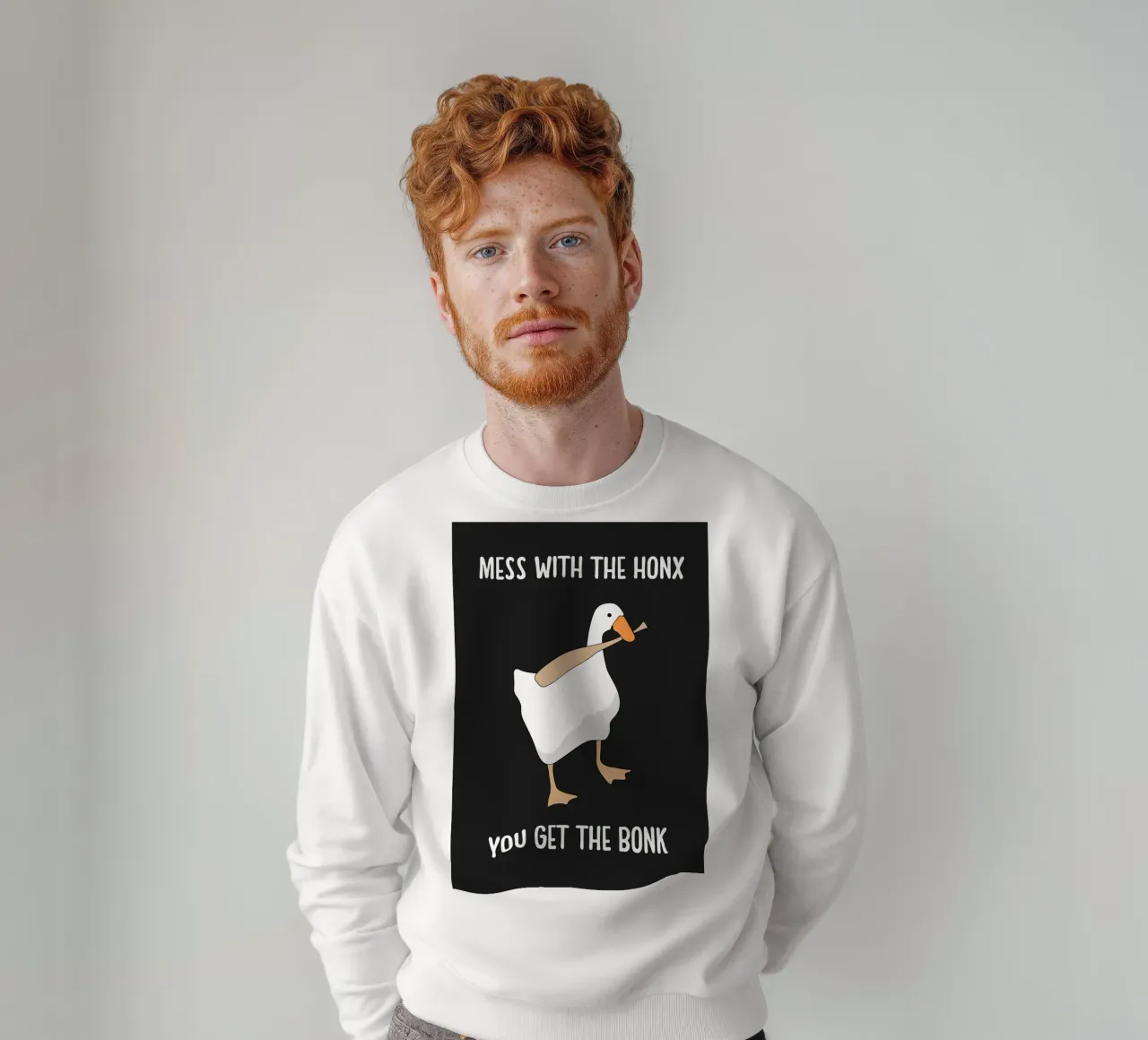 Mess With The Honx Sweatshirt von Nando Art