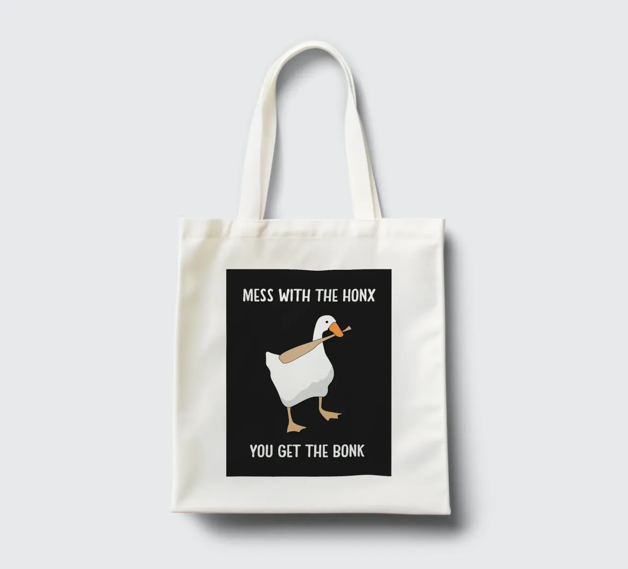 Mess With The Honx borsa in juta da Nando Art