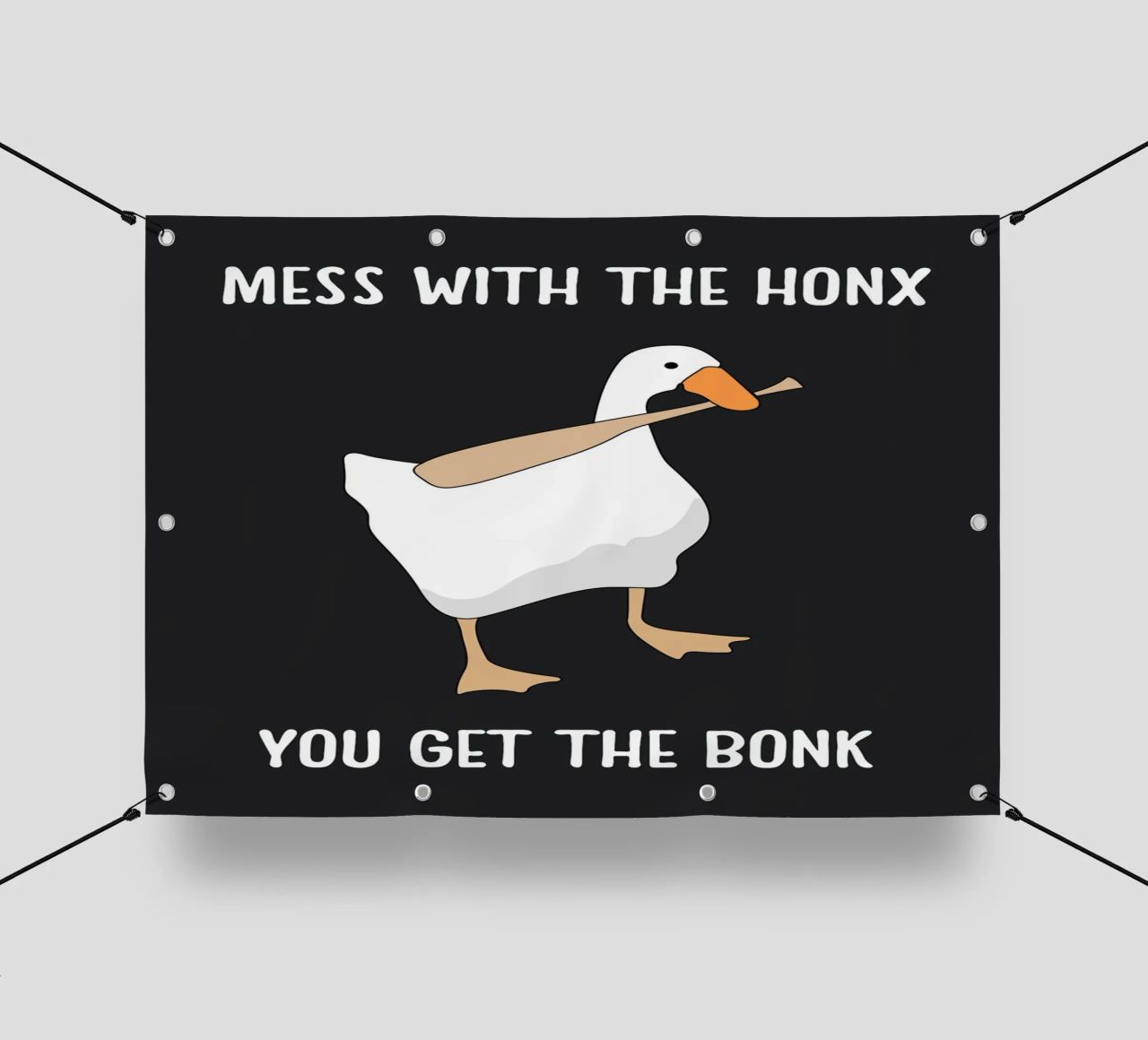 Mess With The Honx telo in pvc da Nando Art
