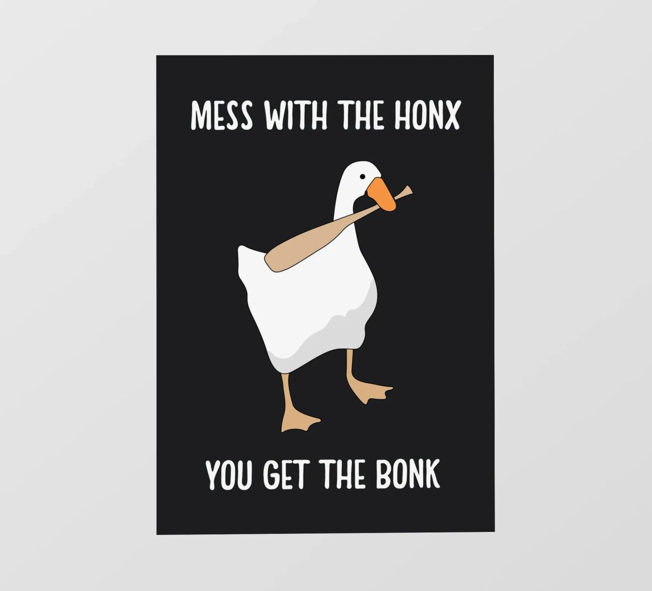 Mess With The Honx telo in pvc da Nando Art