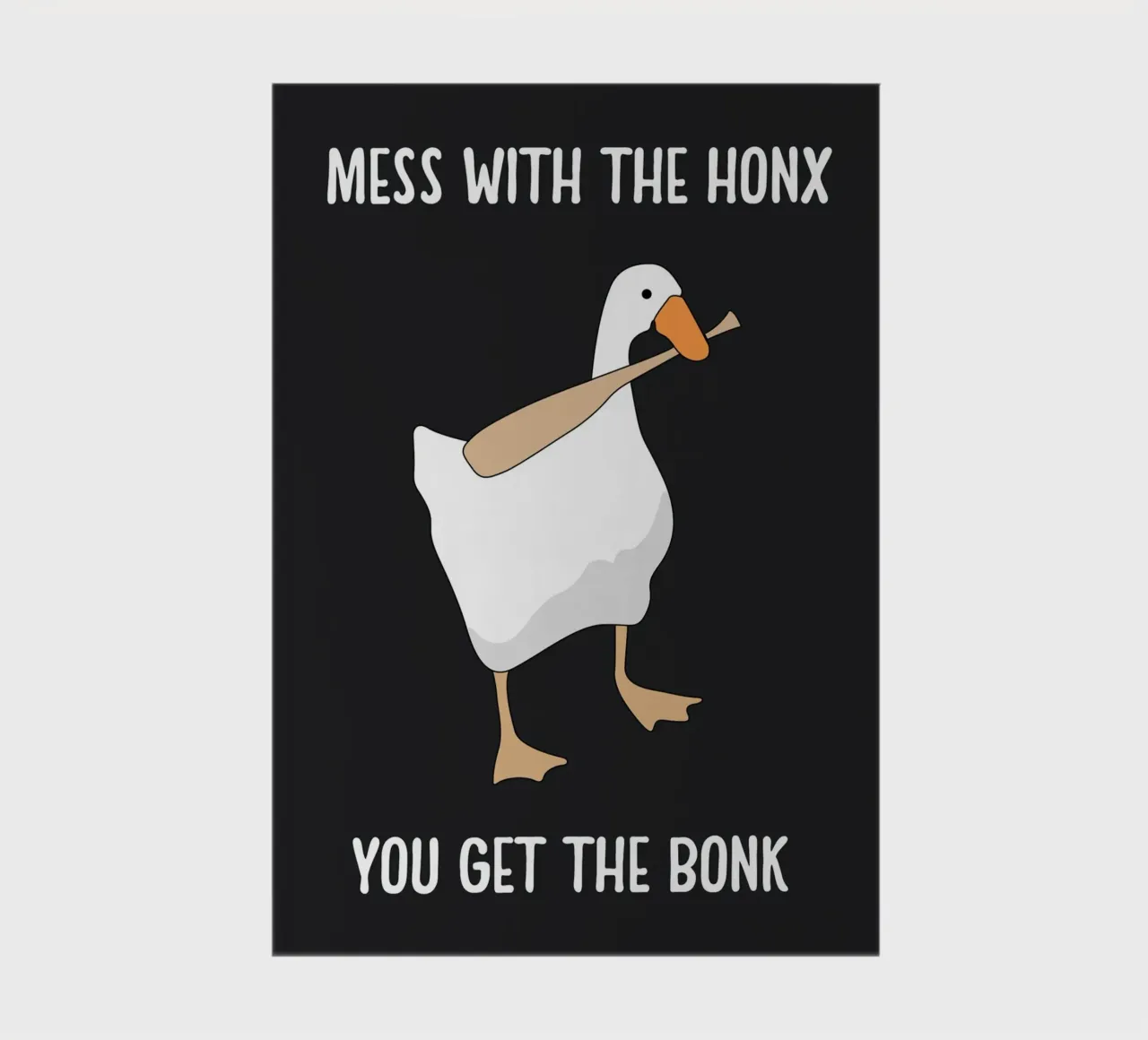 Mess With The Honx notebook by Nando Art