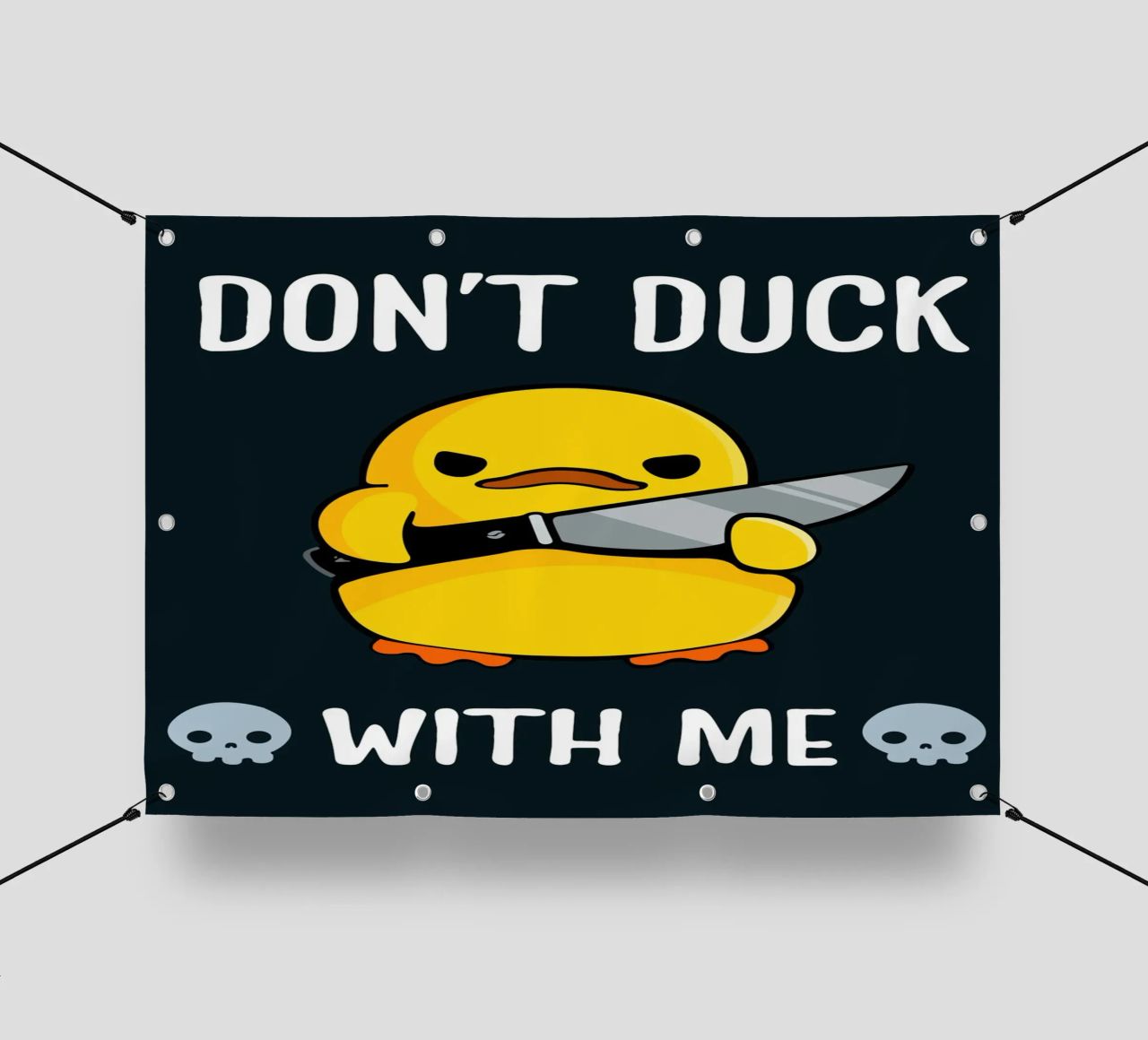Don't Duck With Me telo in pvc da Nando Art