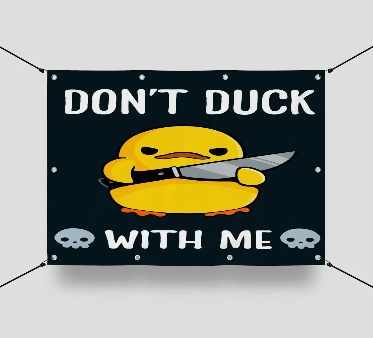Don't Duck With Me telo in pvc da Nando Art