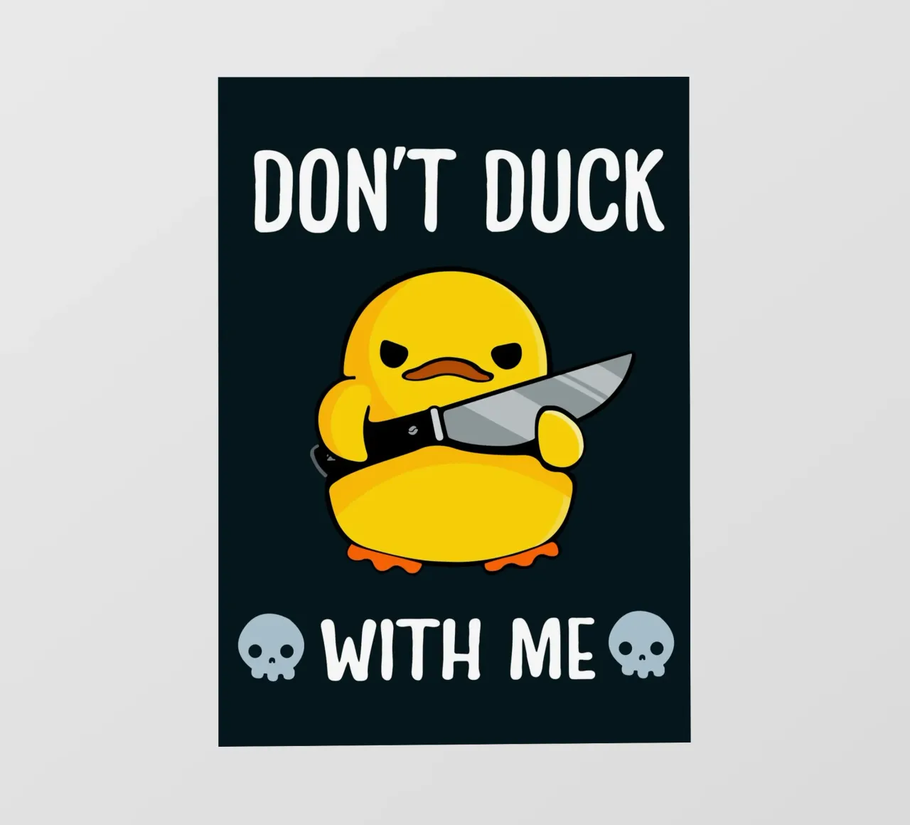Don't Duck With Me telo in pvc da Nando Art