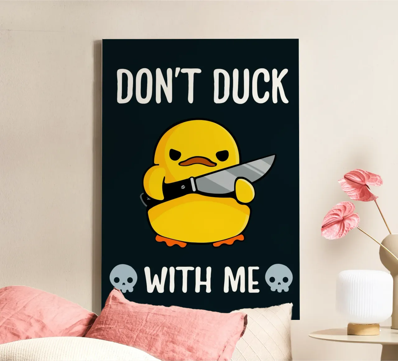 Don't Duck With Me tela da Nando Art