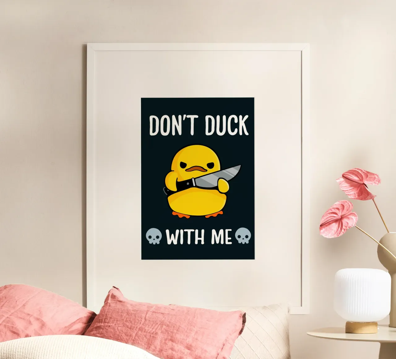 Don't Duck With Me hahnemühle van Nando Art