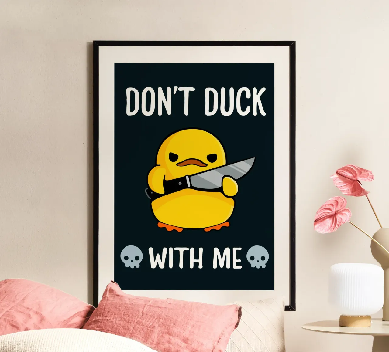 Don't Duck With Me hahnemühle van Nando Art