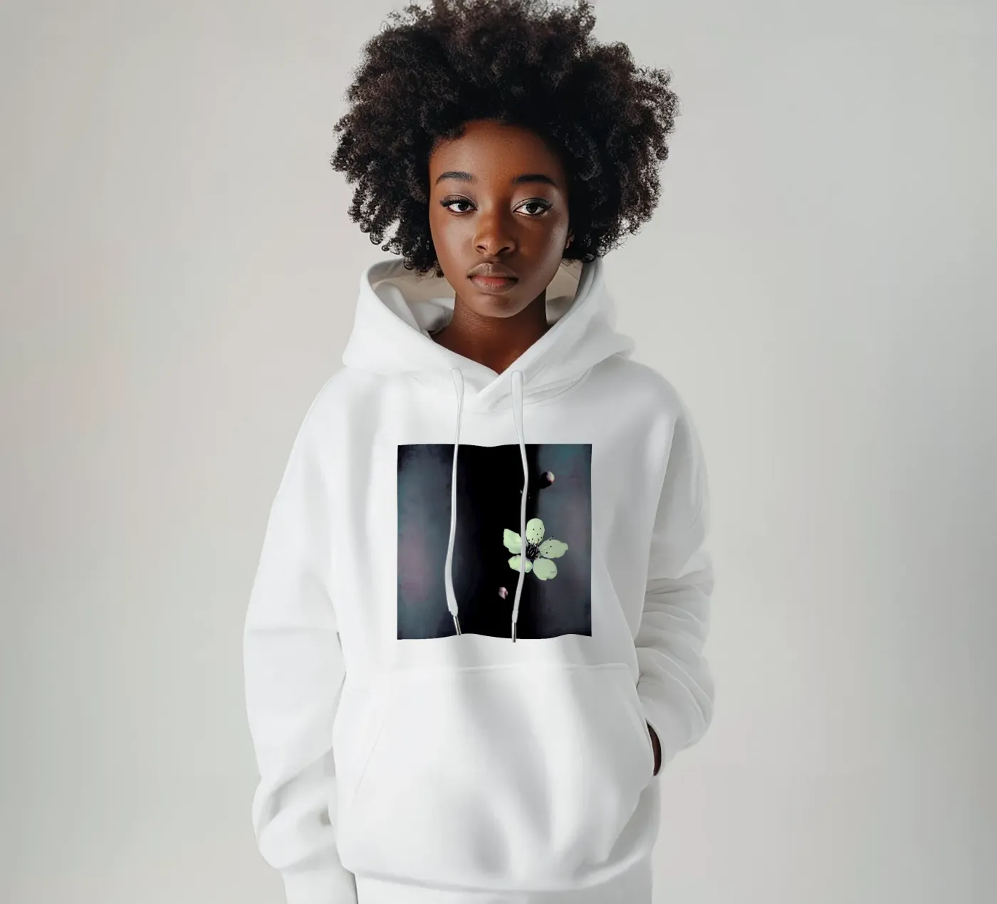 Solitaire felpa con cappuccio da Ingrid Beddoes