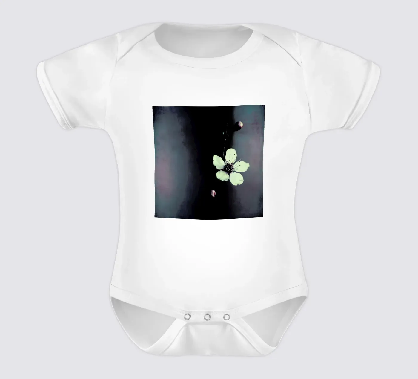Solitaire Kurzarm Babybody von Ingrid Beddoes