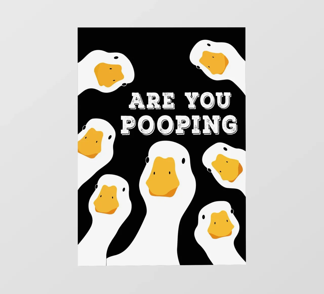 Are You Pooping pellicola backlit da Nando Art