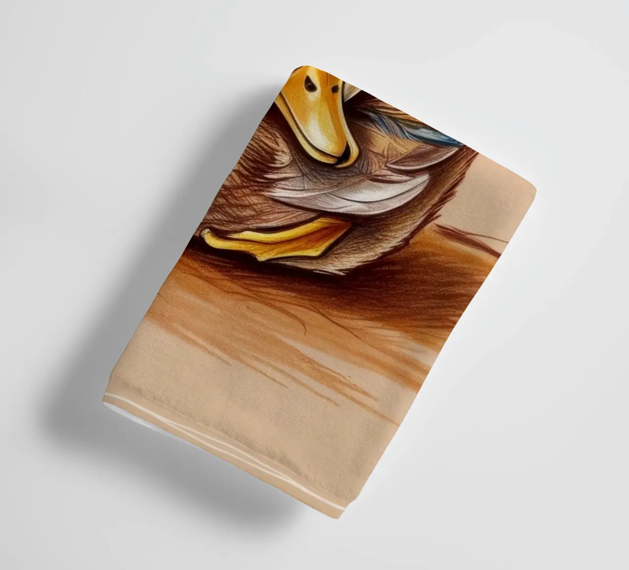 Lazy Duck towel by Nando Art