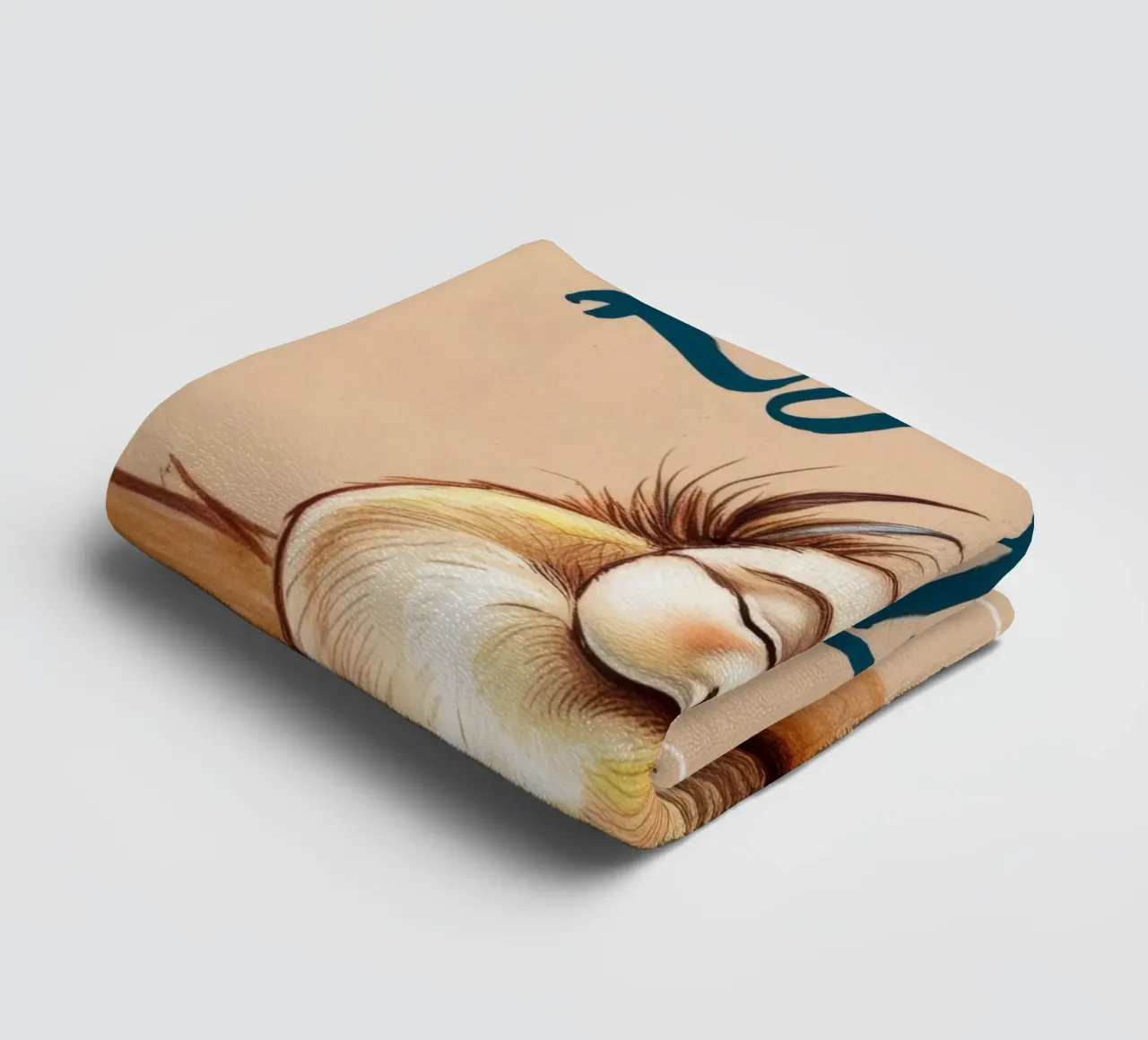 Lazy Duck towel by Nando Art