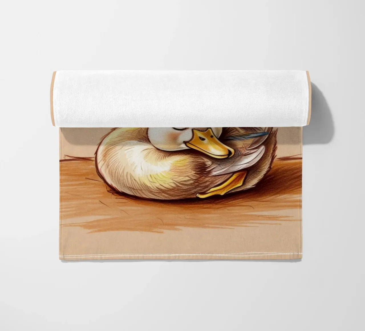 Lazy Duck serviette de plage de Nando Art