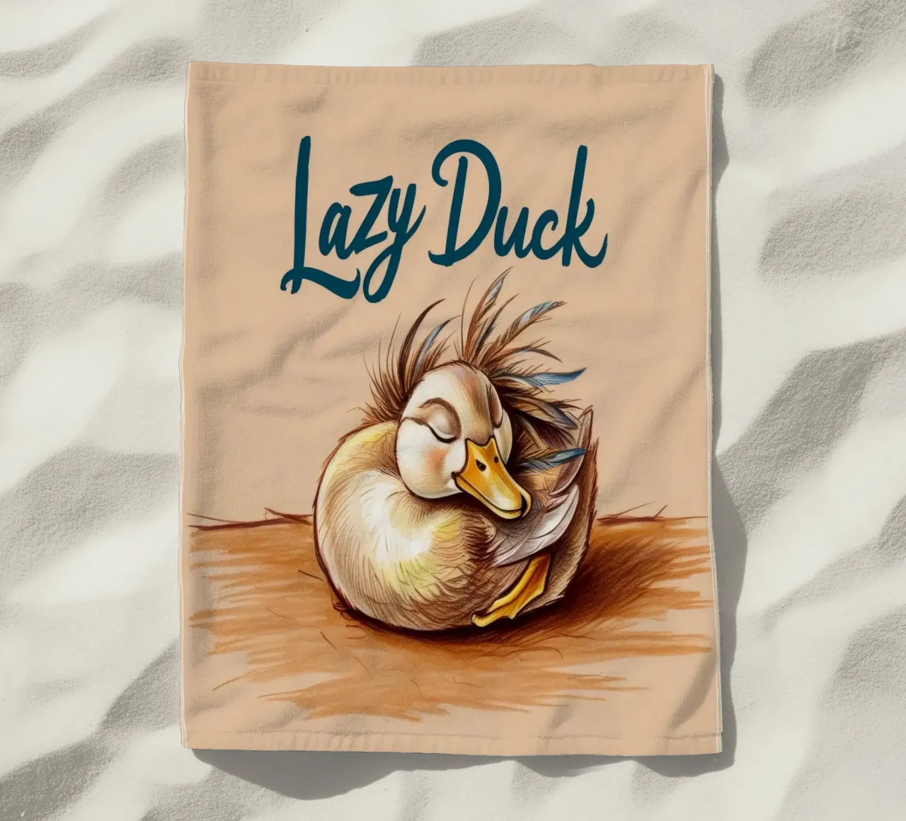 Lazy Duck telo mare da Nando Art