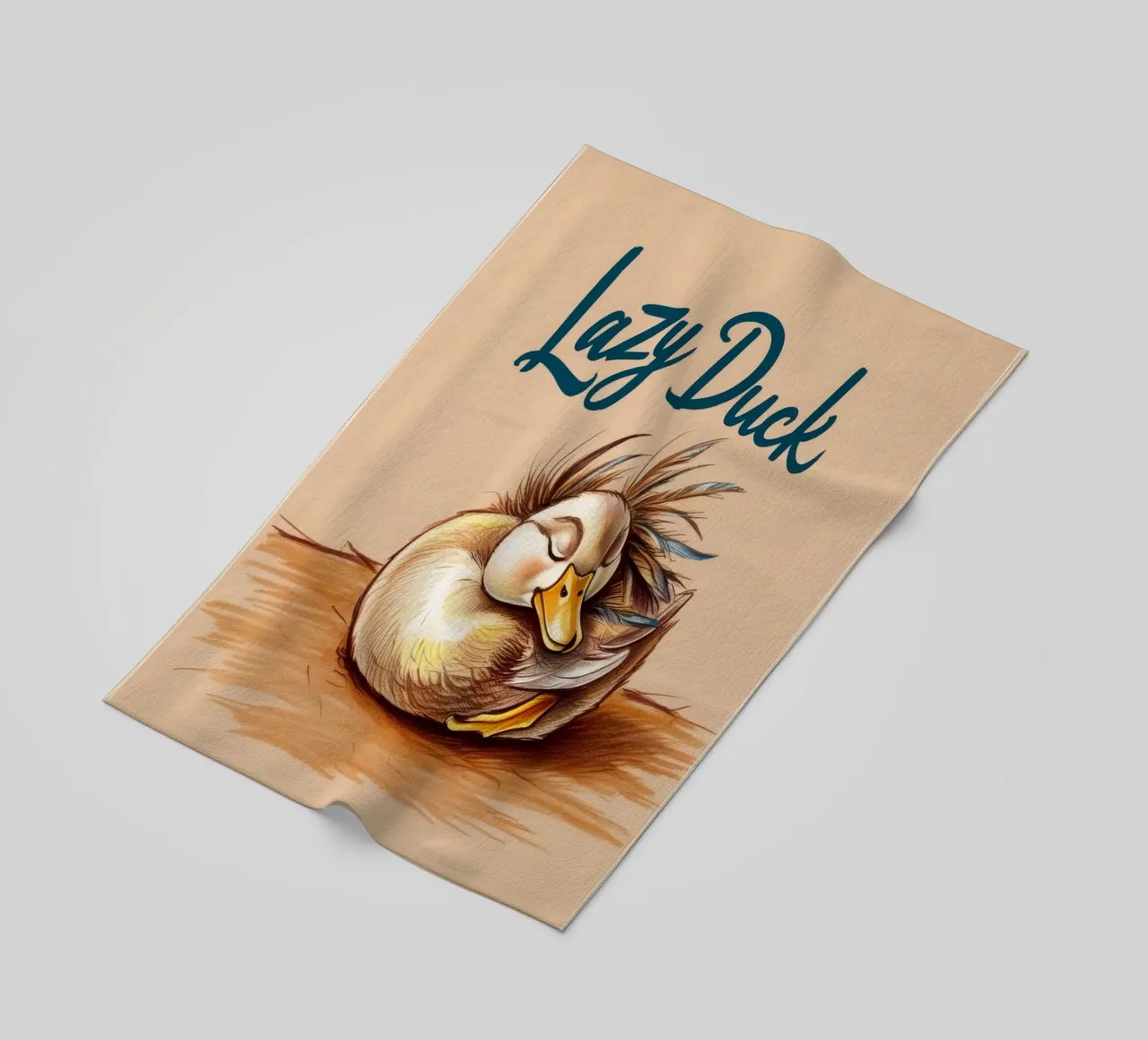 Lazy Duck telo mare da Nando Art