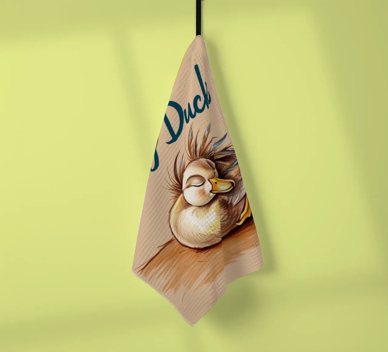 Lazy Duck torchon de Nando Art