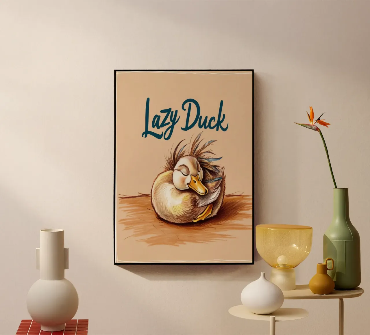 Lazy Duck plexiglass da Nando Art