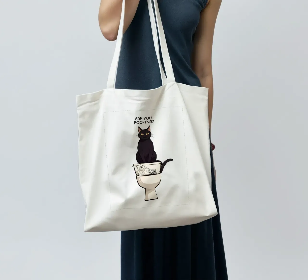 Are You Pooping borsa in juta da Nando Art
