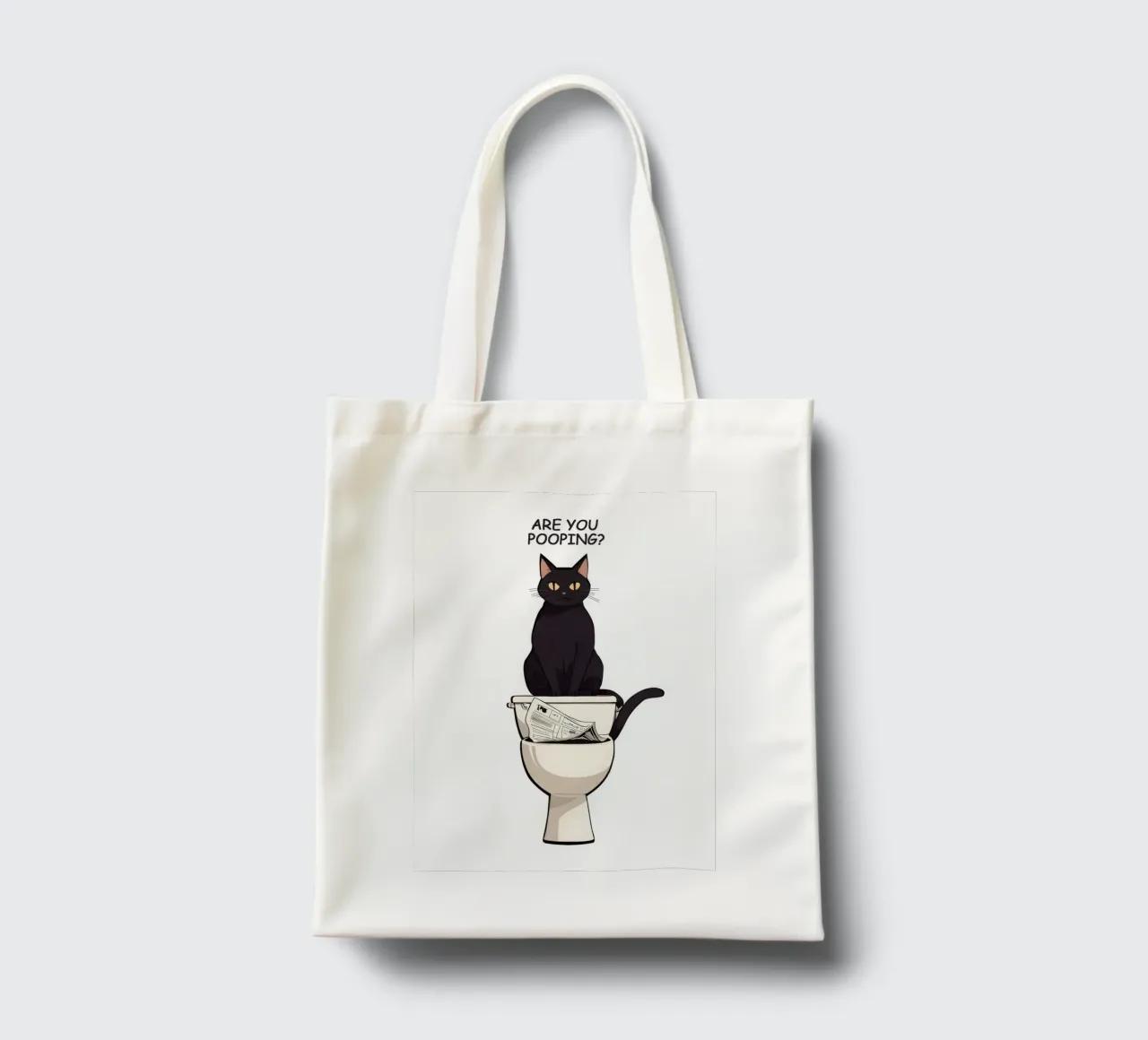 Are You Pooping borsa in juta da Nando Art