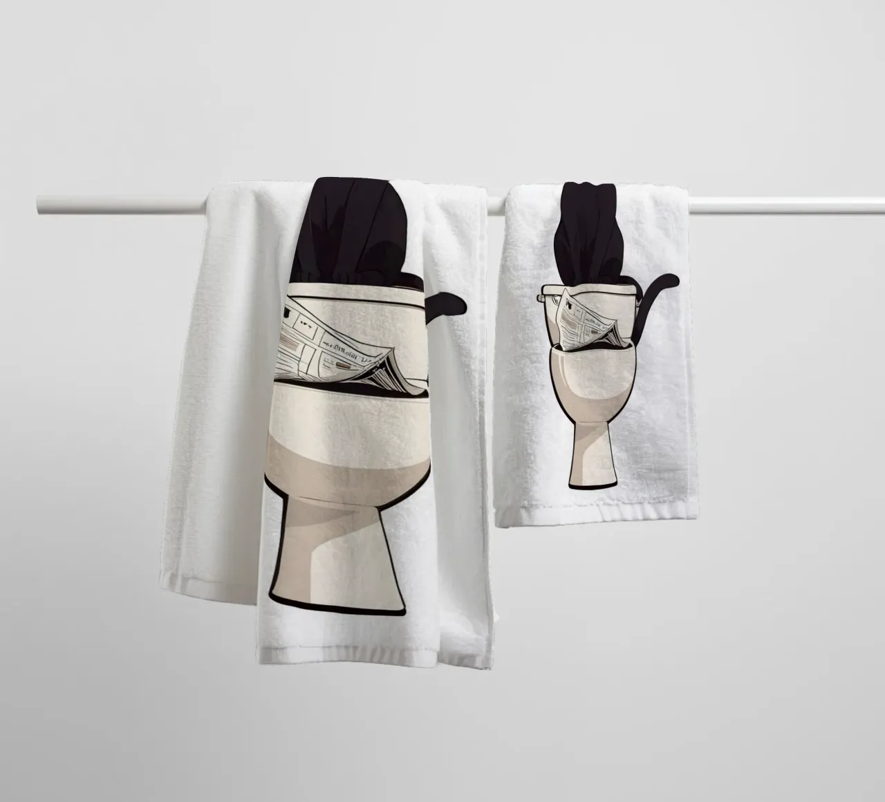 Are You Pooping asciugamano da bagno da Nando Art