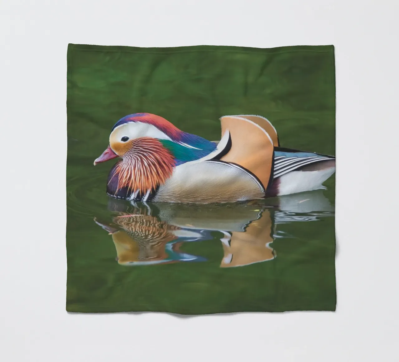 Mandarinente Fleecedecke von Dave Hare Photography